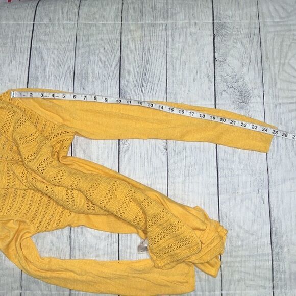 Anthropologie | Anthro Angel Of the North Visionary Cardigan Linen Blend sz S - Picture 9 of 11